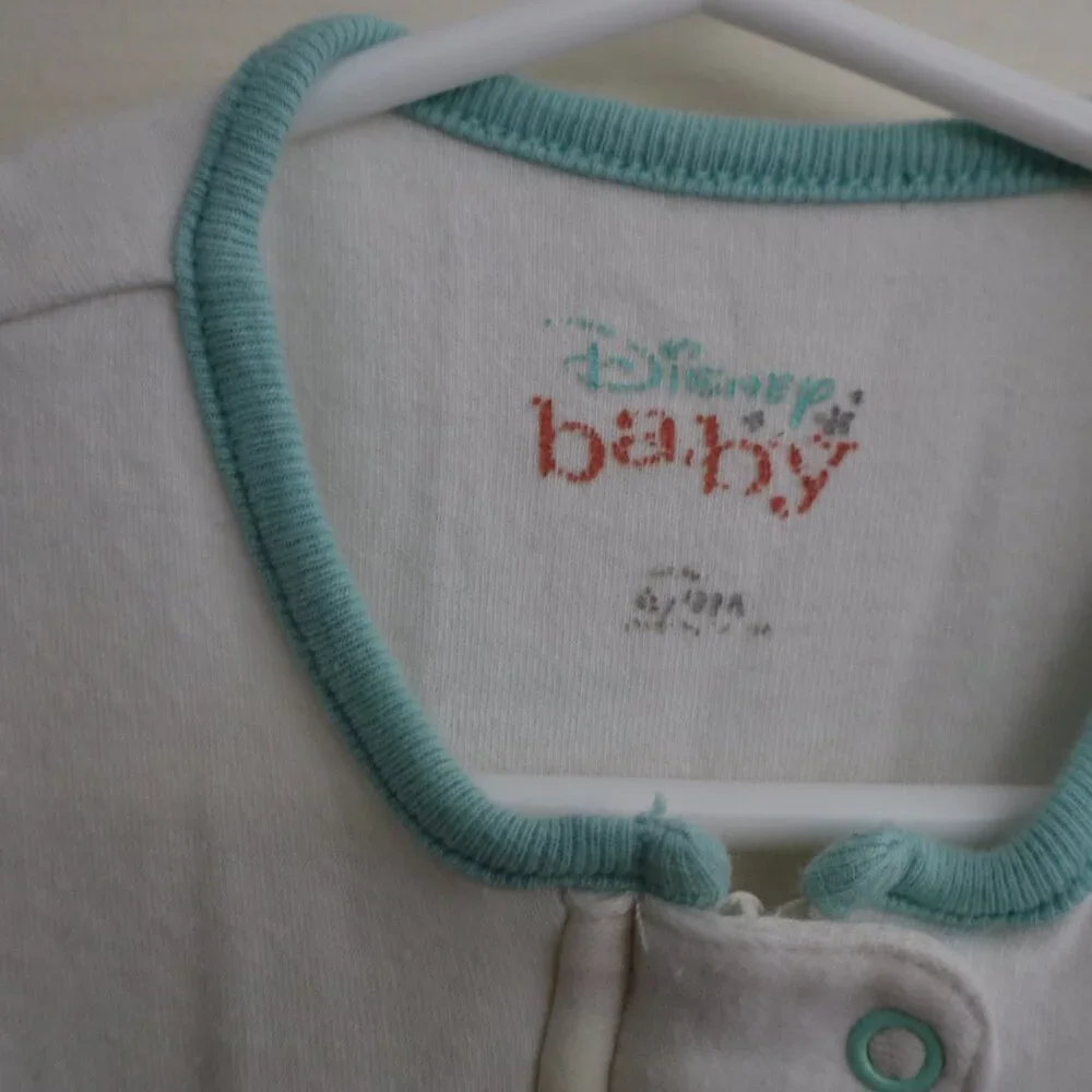 Disney Dumbo Sleeper 6/9m White, Teal, Yellow
